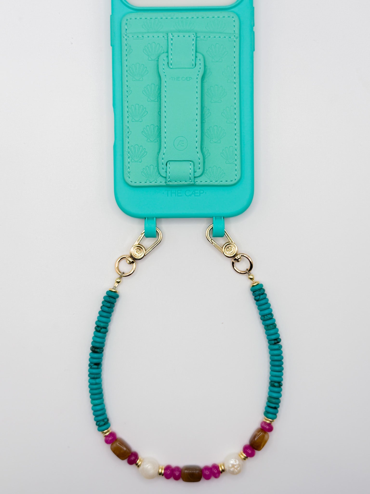 Aqua Shell MagSafe Wallet (RFID)