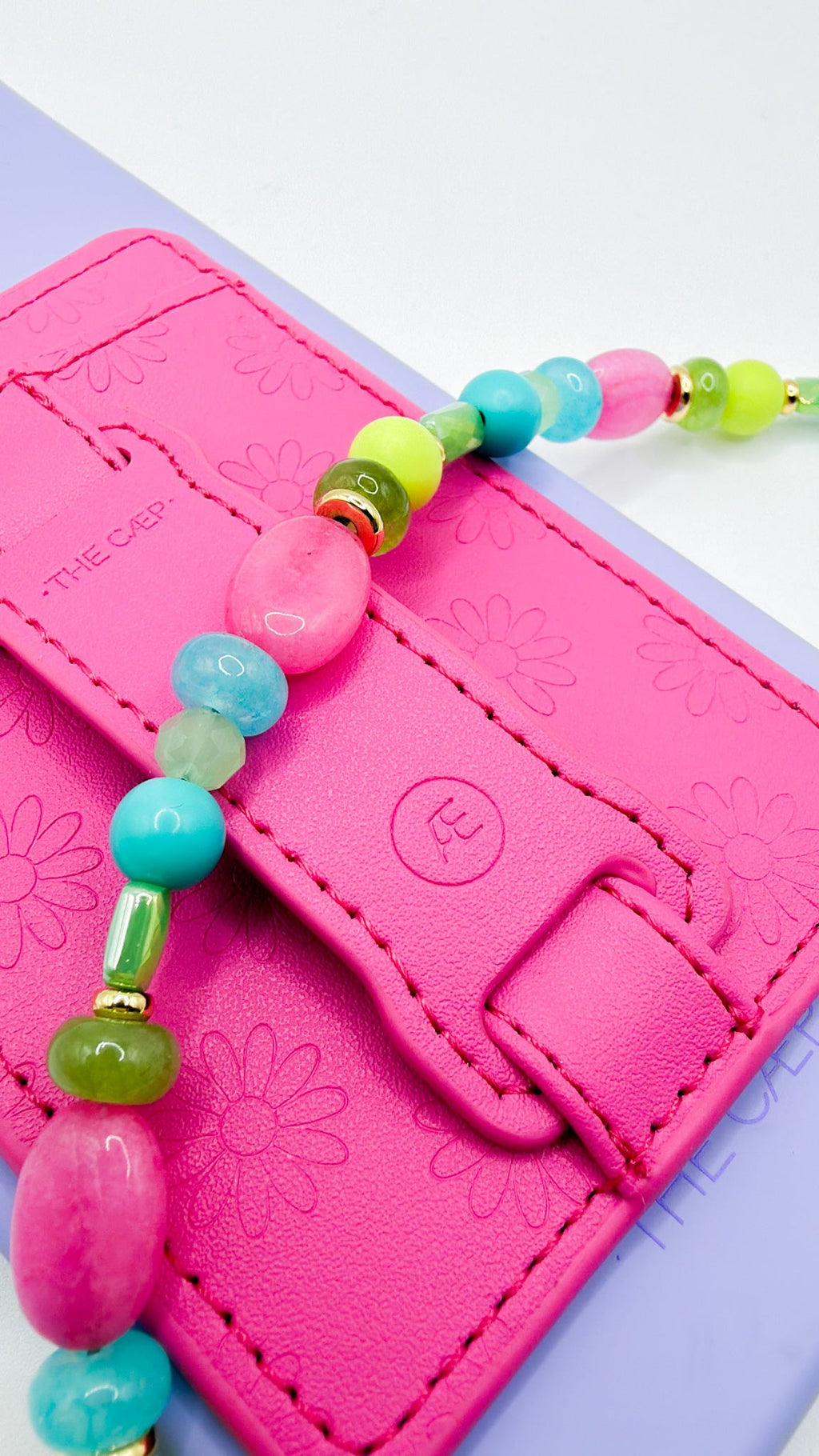 Pink Daisy MagSafe Wallet (RFID)