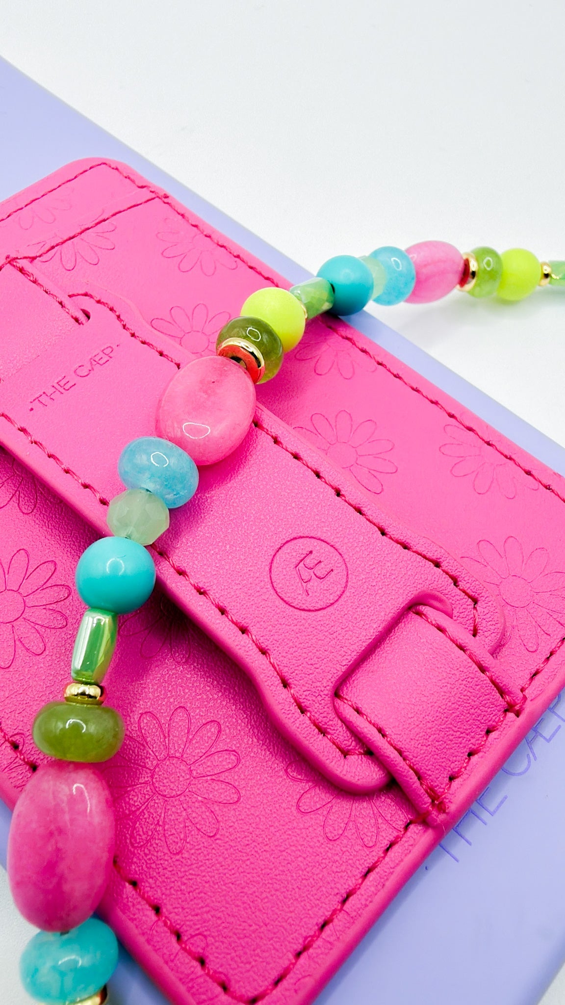 Pink Daisy MagSafe Wallet (RFID)