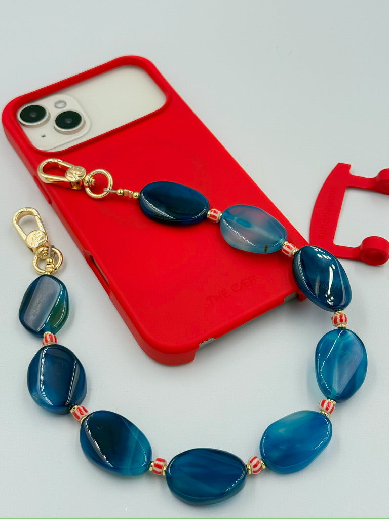 Cape Blue Phone Strap