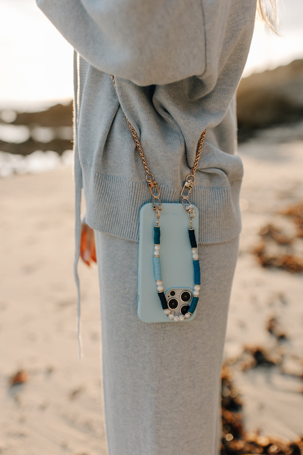 Goldi Round Phone Chain