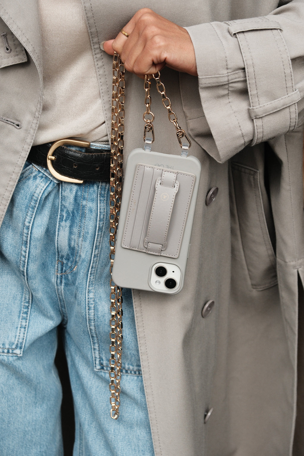 Gray Hoop Wallet - MagSafe (RFID)