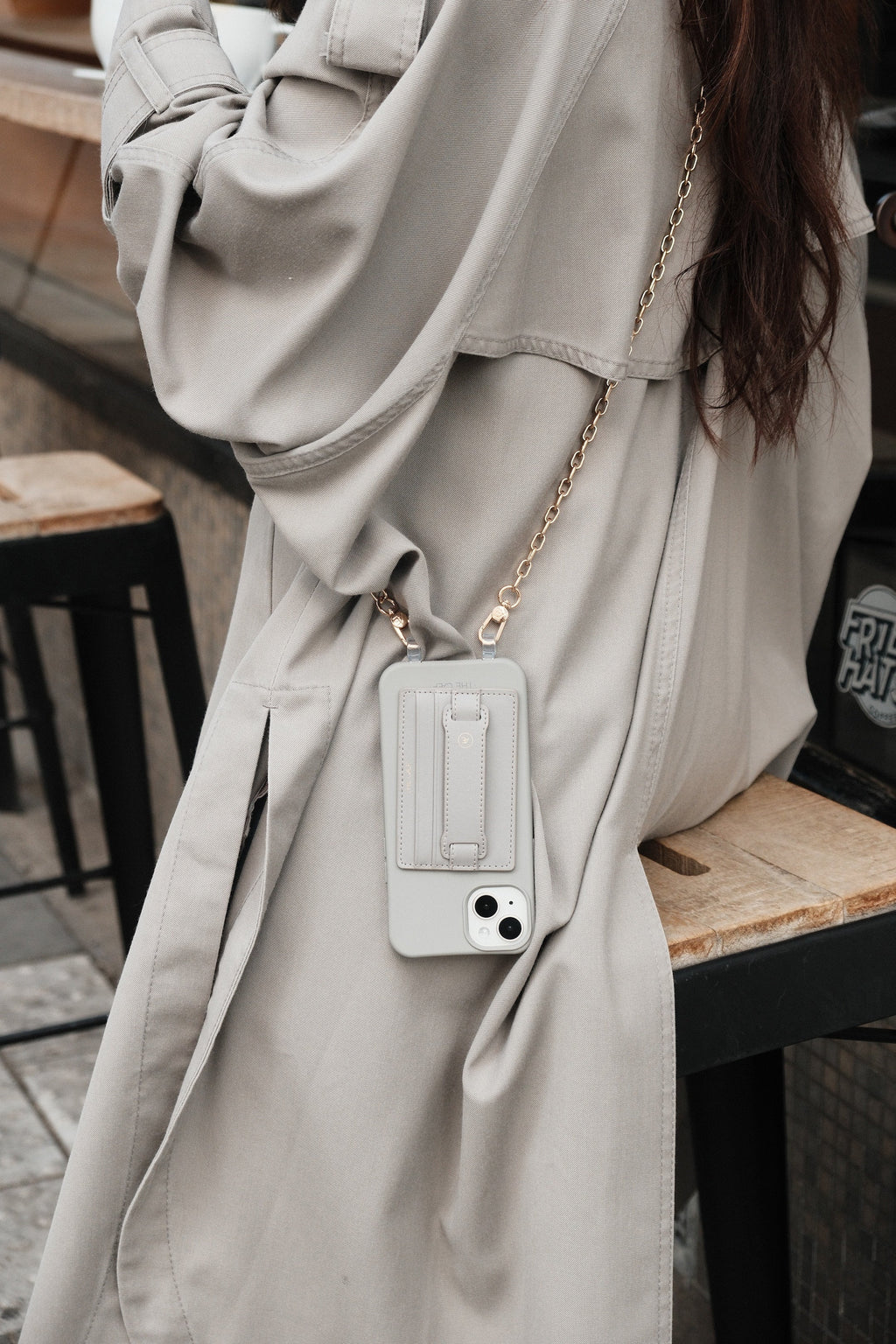 Gray Hoop Wallet - MagSafe (RFID)