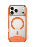 Clear Neon Orange iPhone Case - MagSafe